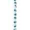 12 Pack: White Evil Eye Glass Round Beads by Bead Landing™